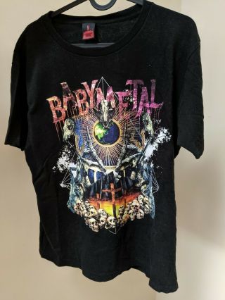 Official Babymetal Fanclub T Shirt - World Tour 2016 Tokyo Dome Memorial,  Gift