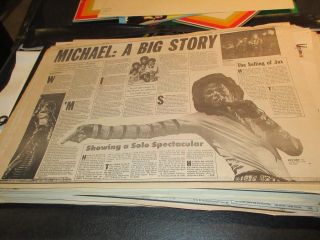 Michael Jackson,  NY Daily News,  Newspaper Clipping / Poster,  2/28/88 6