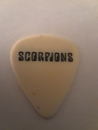 Rudolf Schenker Scorpions Guitar Pick 1980 - 90s Tour Picks Pic Plectrum Plektrum