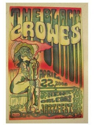 The Black Crowes Crows Handbill Poster Orleans
