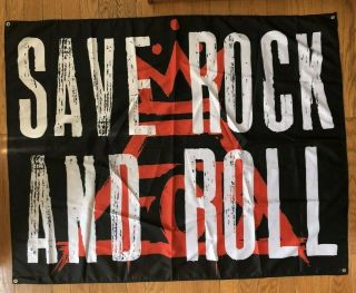 Fall Out Boy Save Rock And Roll Banner Flag Large Flag 48 " X 58 "