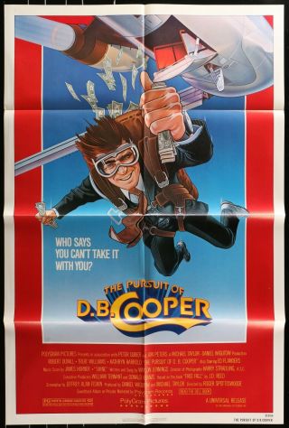 The Pursuit Of Db Cooper 1981 One Sheet Movie Poster 27 X 41