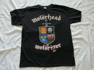Motorhead Motorizer Concert Tour 2008 T - Shirt Official Rare Size L (large)