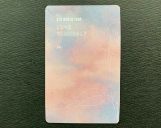 BTS - Love Your Self World Tour In Seoul DVD RM PHOTO CARD ONLY 2