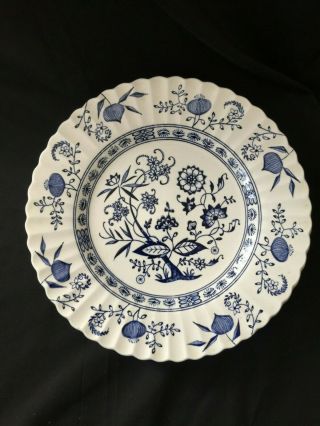 Classic Set Of 6 Staffordshire J&g Meakin England Blue Nordic 10 " Dinner Plates