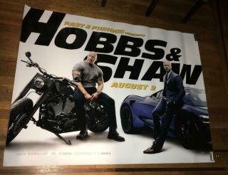 Fast & Furious Hobbs & Shaw 5ft Subway Movie Poster 2019 Poster Jason Statham