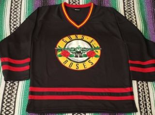 Guns N Roses Official Bravado Hockey Jersey Shirt Size Large