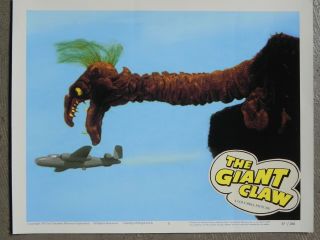 Giant Claw Fantasy Creature Lobby Card Jess Morrow Mara Corday Fred F.  Sears