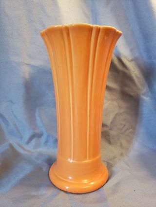 Vintage Fiesta Poppy Homer Laughlin Flared Vase Fiestaware 9 5/8