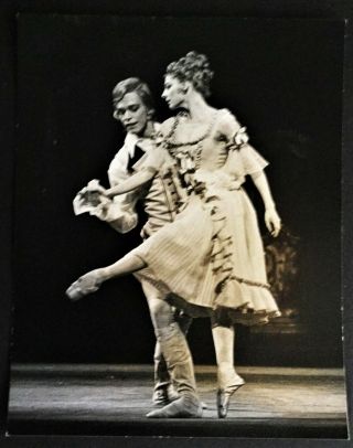 Antoinette Sibley.  Anthony Dowell.  Rare 1974 Photograph.  The Royal Ballet,  Manon