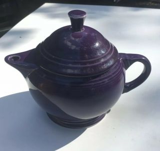 1st Quality Hlc Fiesta Fiestaware Small Plum Purple 2 Cup Teapot