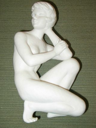 Vintage Goebel White Bisque Nude Figurine