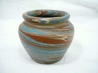 Niloak Indian Pottery Vase has the Older Mark Swirl C1 2