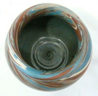 Niloak Indian Pottery Vase has the Older Mark Swirl C1 4