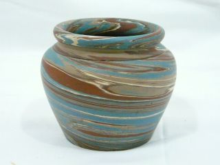 Niloak Indian Pottery Vase has the Older Mark Swirl C1 7