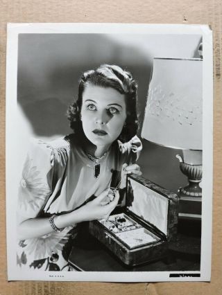 Florence Rice With The Jewels Portrait Photo 1940 The Girl In 313