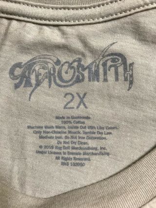 Aerosmith 2019 Official Merchandise T Shirt Park Theater Las Vegas NEVR WORN 6