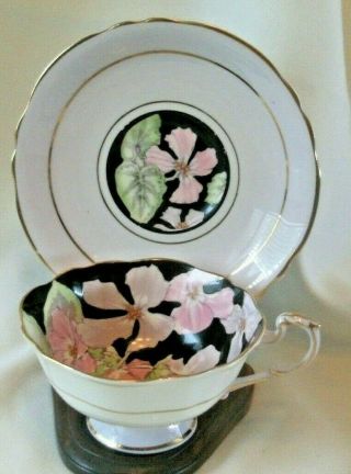 Paragon Hm The Queen & Queen Mary Fine Bone China Cup And Saucer Dogwood Blossom