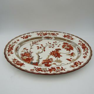 Copeland Spode England India Tree China 15 " Oval Serving Platter Plate