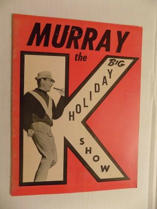 1964 Murray The K Big Holiday Show Concert Program Rolling Stones