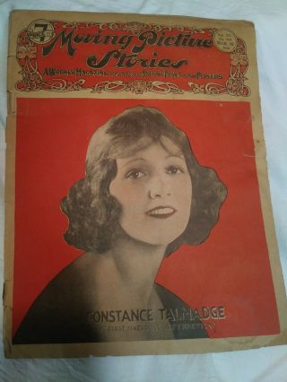 Constance Talmadge Movie Picture Stories First National Attraction March 1920