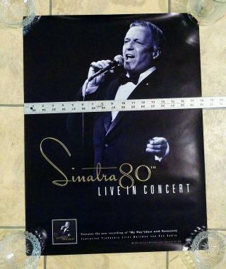 Frank Sinatra 80th Live in Concert Promotional Poster 2