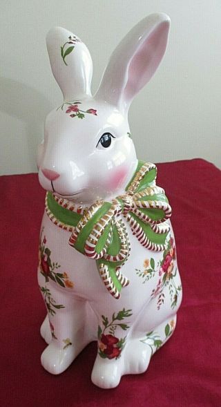 Large Royal Albert Old Country Roses Vintage 12 " Bunny Rabbit Figurine