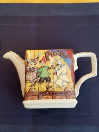 James Sadler Pinocchio Teapot Classic Stories Collectible Made in England 8