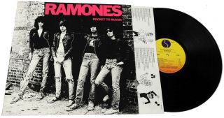Ramones Rocket To Russia 1977 Sire Lp 1st Pressing W Inner Lyrics Sleeve