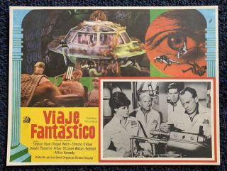 Fantastic Voyage Raquel Welch Mexican Lobby Card Stephen Boyd 1966