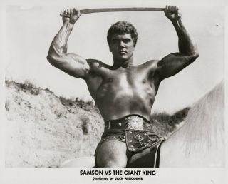 Kirk Morris Has A Great Body 1964 Photo.  Samson Vs The Giant King