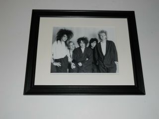 Framed The Cure Robert Smith 1984 Band Picture Promo Poster,  14 " X17 "