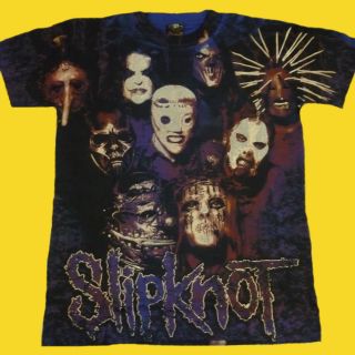 T - Shirt Slipknot Iowa Band Allover Heavy Nu Metal Cd Size L