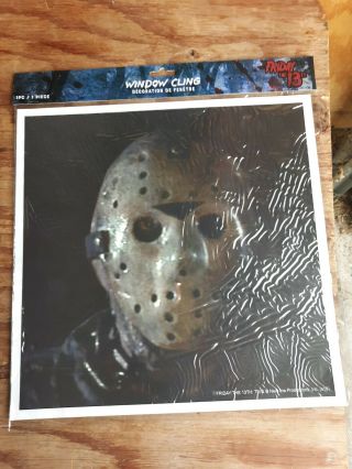 Friday The 13th Jason Voorhees Window Cling
