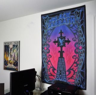 Black Sabbath The End Tour Fabric Poster Huge 3x5 Banner Tapestry Cd Album Flag