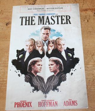 The Master Movie Fyc For Your Consideration Screenplay Script