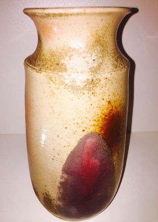 ❤️ Handcrafted Studio Pottery Ceramic Stoneware Vase Signed Dennis Meiners 2