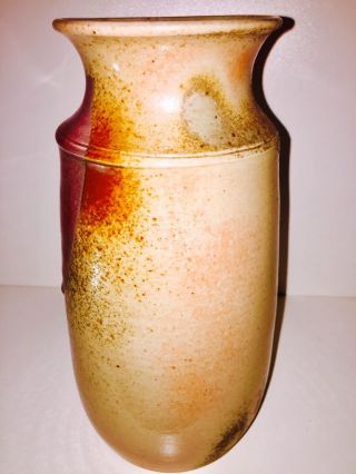 ❤️ Handcrafted Studio Pottery Ceramic Stoneware Vase Signed Dennis Meiners 3