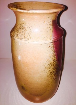 ❤️ Handcrafted Studio Pottery Ceramic Stoneware Vase Signed Dennis Meiners 5