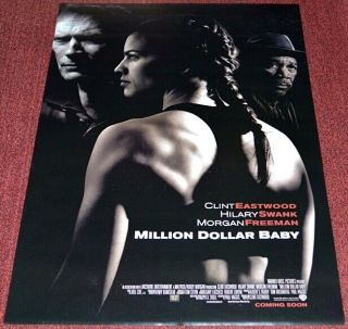 Million Dollar Baby 2004 Orig.  27x40 Movie Poster Clint Eastwood Boxing Classic