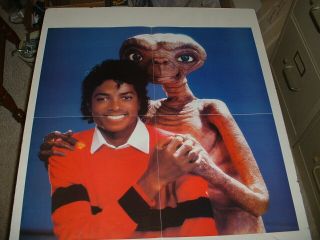 Michael Jackson Et Extra Terrestrial Storybook,  Vinyl,  And Poster