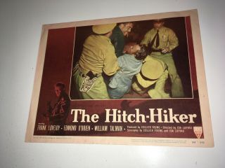 Hitch - Hiker Movie Lobby Card Poster 1953 Edmond O 
