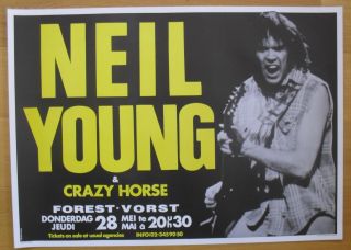 Neil Young & Crazy Horse Concert Poster 