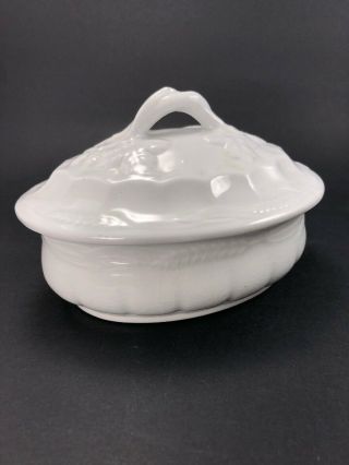 J.  & G.  Meakin Ironstone China Covered Soap Dish Set 19th Century