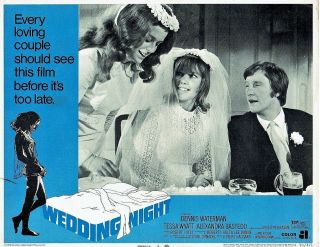 Wedding Night (‘70) Lobby Card 4,  Dennis Waterman,  Tessa Wyatt