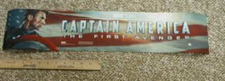 Captain America The First Avenger 5 X 25 Official Movie Theater Poster Mylar