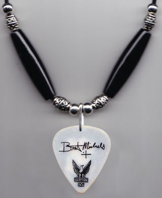 Poison Bret Michaels Signature Photo Guitar Pick Necklace - 2014 Tour 2