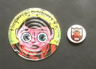 Frank Sidebottom - Timperley Bigshorts F.  C.  - Puzzle / Game Thingy Plus A Badge
