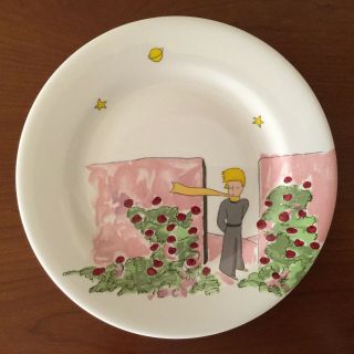 Gien // Le Petit Prince 8 1/2 " Porcelain Plate // Made In France // Circa 1989