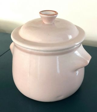 Emile Henry Casserole Stew Pot Dutch Oven 1 - 3/4 Qt Blush Pink
